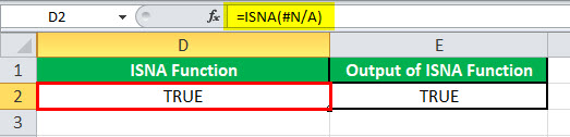 Exemple de fonction ISNA 2-1