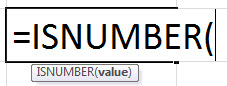 Formule ISNUMBER dans Excel